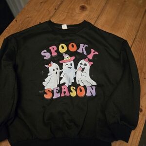 SHEIN Black 'Spooky Season' Kids Sweatshirt